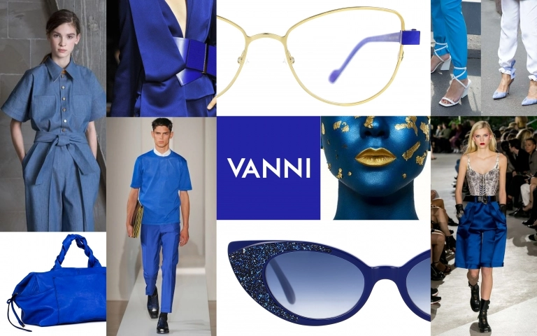 The colour of fashion is classic blue
